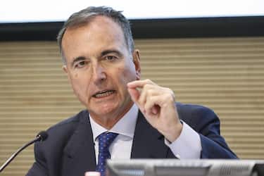 Franco Frattini, Special Representative of the Italian OSCE-Chairperson in Office for the Transdniestrian Settlement Process, during the  ''Permanent Conference on Political Issues in the Framework of the Negotiation Process for the Transdniestrian Settlement'' at Farnesina palace in Rome, Italy, 30 May 2018. ANSA/FABIO FRUSTACI