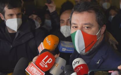 Colle, Salvini: basta no da Letta. Pericoloso togliere Draghi da Chigi