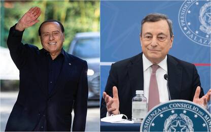 Berlusconi a Draghi: garantisco stabilità e impulso a governo