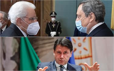 Conte, Draghi, Mattarella