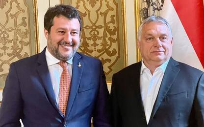 Salvini elogia Orban: "Leggi sulla famiglia più avanzate in Ungheria"