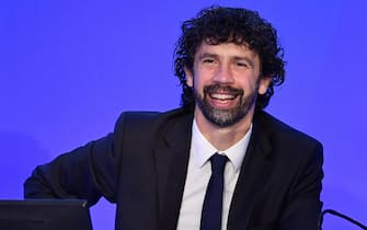 Damiano Tommasi talks during Figc conference in  Rome, 29 January 2018. The leaders of the FIGC (Italian Football Federation) meet to elect the new president.   ANSA/ETTORE FERRARI








