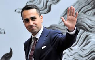 Luigi Di maio minister of foreign affairs, during the Conference of the ministers of culture of the Mediterranean organized in Naples at the Royal Palace. Napoli, Italy, 16 July 2022. (photo by Vincenzo Izzo/Sipa USA)