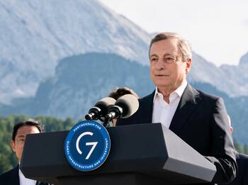 G7, Draghi: "Uniti su Kiev. Se perde, perdono le democrazie"