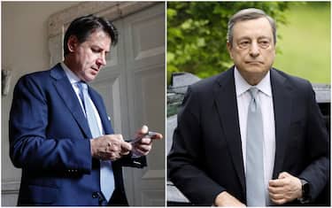 Tensioni nella maggioranza in attesa dell'incontro tra Draghi e Conte