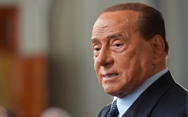 Forza Italia president Silvio Berlusconi addresses the media after a meeting with Italian President Sergio Mattarella at the Quirinale Palace for the first round of formal political consultations following the resignation of Prime Minister Giuseppe Conte, in Rome, Italy, 22 August 2019.  ANSA/ETTORE FERRARI