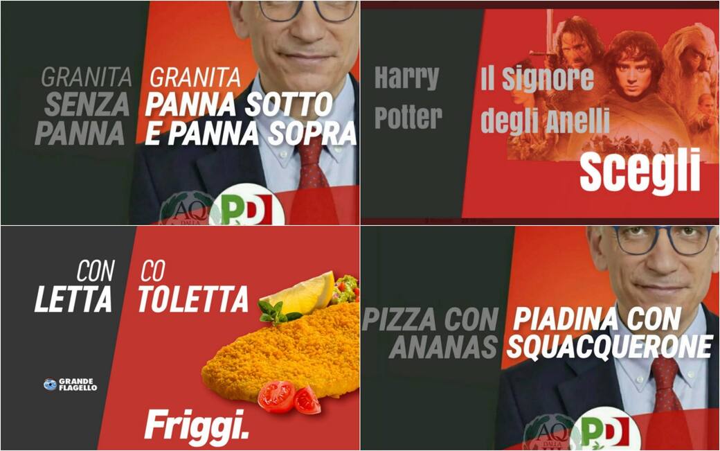 Pd, pioggia di meme sui social sulla campagna #Scegli. FOTO  Sky TG24