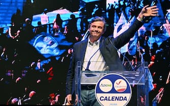 Carlo Calenda during the closing party of the election campaign of Azione-Italia Viva, Gianicolo, Rome, 23 settembre 2022. ANSA/ETTORE FERRARI