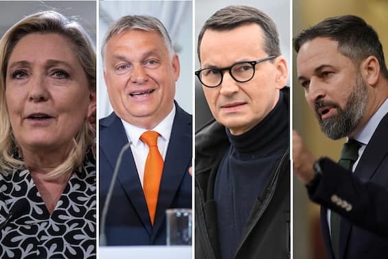 Vittoria Meloni, l'esultanza dei sovranisti europei: da Orban a Le Pen | Sky TG24