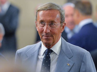 Italian politic, Gianfranco Fini, during the 11th Conference of Ambassadors of Italy entitled "Diplomacy for Italy", at the Rome on July 27, 2015 (Photo by Silvia Lore/NurPhoto) (Photo by NurPhoto/NurPhoto via Getty Images)