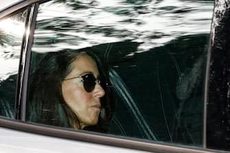 Licia Ronzulli arriva a Villa Grande, residenza romana di Silvio Berlusconi, Roma 12 ottobre 2022.
ANSA/FABIO FRUSTACI