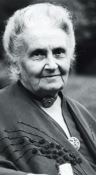 Maria Montessori, una delle donne citate da Giorgia Meloni in Aula nel suo discorso. ANSA