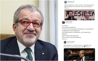 È morto Roberto Maroni, i messaggi di cordoglio del mondo politico