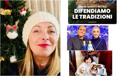Gli auguri di Natale dei politici sui social: da Meloni a Berlusconi