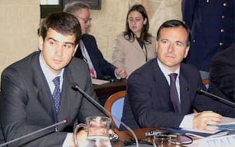 Bari Castello Svevo: nella foto riunione dei vari ministri foto ansa luca turi bari
