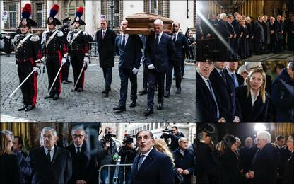 Franco Frattini, a Roma i funerali di Stato dell’ex ministro. FOTO