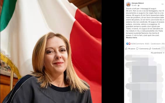 Giorgia Meloni, the premier turns 46: “Thank you all for the good wishes”