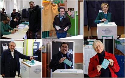 Elezioni regionali in Lazio e Lombardia: le foto dai seggi