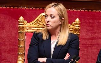 Meloni al senato 