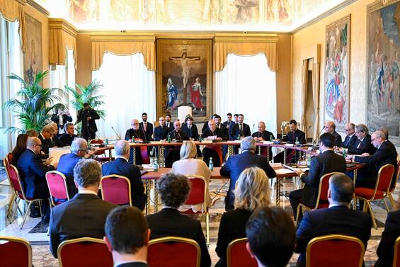 Jubilee 2025, meeting between Meloni and Parolin: “Very active meeting”