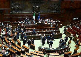 Le operazioni di voto alla fiducia sul Dl Pa chiesta dal governo, Roma 6 giugno 2023.ANSA/MAURIZIO BRAMBATTI