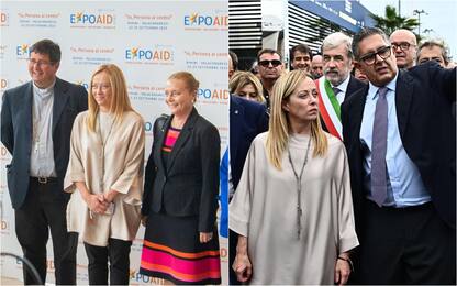 Meloni in visita a Expo Aid a Rimini e al Salone nautico di Genova