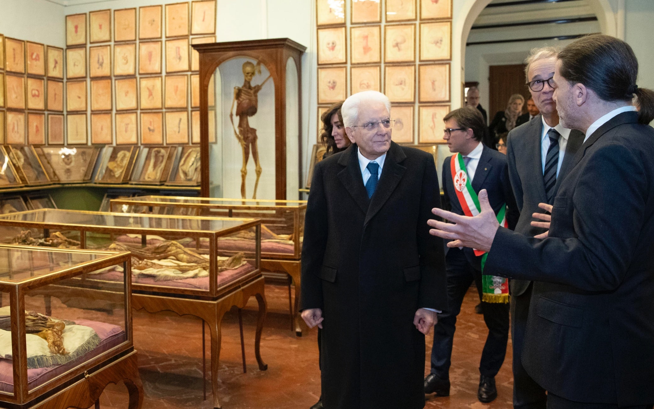 Il presidente Mattarella al Museo della Specola di Firenze