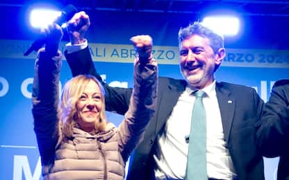Elezioni in Abruzzo, Meloni esulta: "Grande orgoglio per Marsilio"