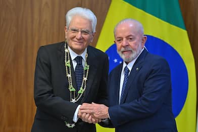 Mattarella, visita ufficiale in Brasile: incontro con Lula