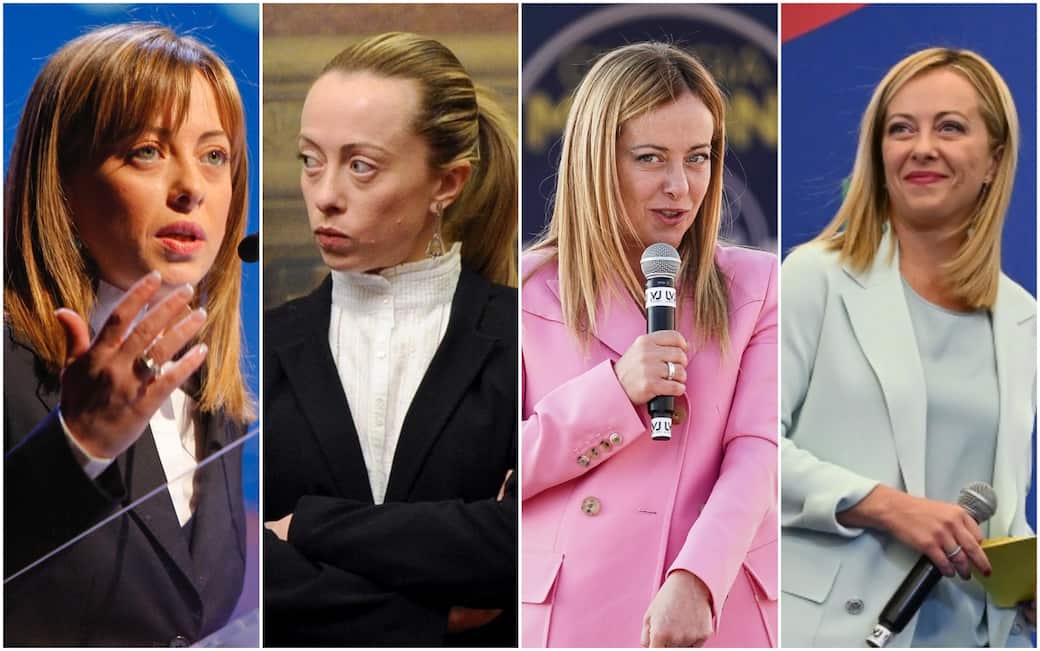 Meloni da giovane come è cambiato oggi il look della leader di
