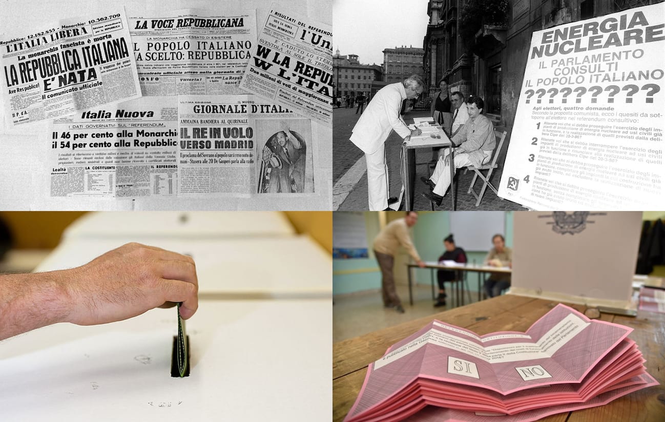Referendum in Italia, da quello sulla Repubblica del 1946 a quelli