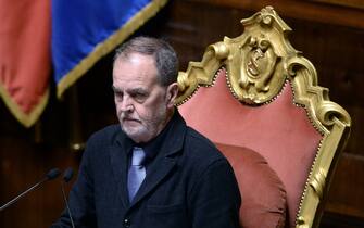 Senato, Comunicazioni del Presidente Foto Fabio Cimaglia / LaPresse
17-01-2020 Roma
Politica
Senato. Comunicazioni del Presidente
Nella foto Roberto Calderoli
Photo Fabio Cimaglia / LaPresse
17-01-2020 Rome (Italy)
Politic
Senate. Communications by President
In the pic Roberto Calderoli