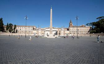 Piazza del Popolo, Roma 5 settembre 2020.
ANSA/MASSIMO PERCOSSI