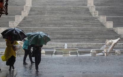 Maltempo, nel Lazio allerta meteo di livello giallo per temporali