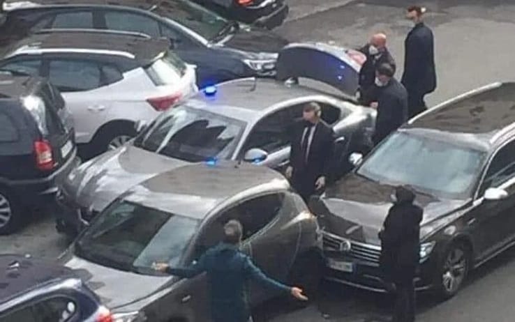 La foto dell'incidente