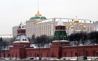 Una veduta del Cremlino. ANSA/Ciro Fusco