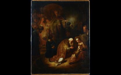 Ritrovata a Roma l’Adorazione dei Magi, dipinto attribuito a Rembrandt