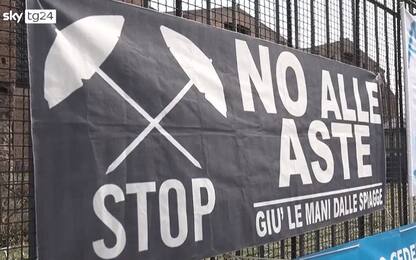 Manifestazione a Roma dei balneari contro "esproprio delle spiagge"
