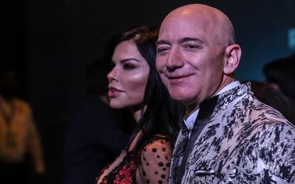 Amazon, Jeff Bezos a Roma con la moglie Lauren Sanchez