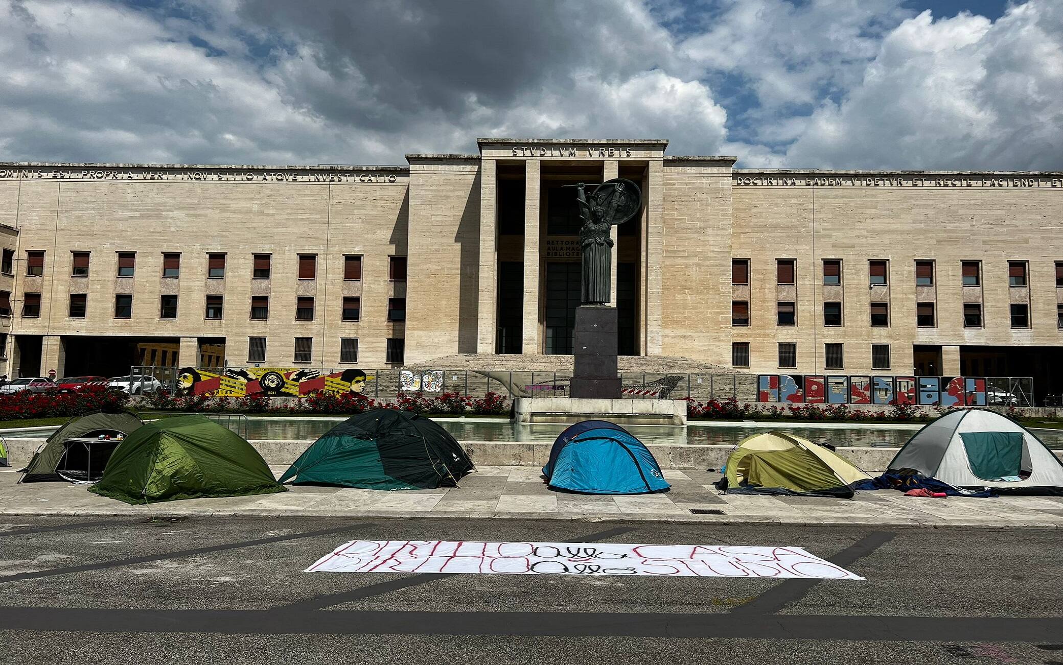 Proteste studenti Sapienza