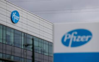BELGIUM HEALTH PFIZER A view of the Pfizer production site in Puurs near Antwerp, Belgium, 16 November 2020. ANSA/STEPHANIE LECOCQ