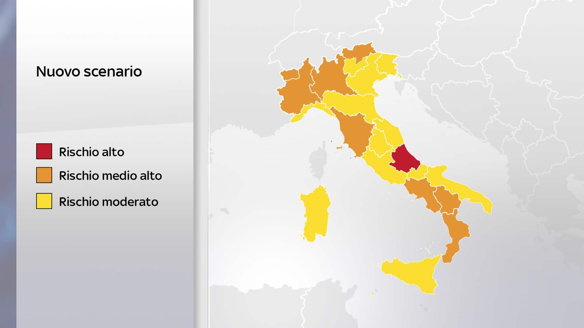 mappa italia zone rosse