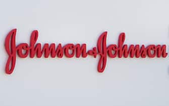 (FILES) In this file photo taken on August 28, 2019 an entry sign to the Johnson & Johnson campus shows their logo in Irvine, California. - The Johnson & Johnson vaccine is highly effective against severe Covid-19, including against the South African and Brazil variants, new documents released by the US Food and Drug Administration showed on February 24, 2021. In large clinical trials, the vaccine efficacy against severe disease was 85.9 percent in the United States, 81.7 percent in South Africa, and 87.6 percent in Brazil. (Photo by Mark RALSTON / AFP)