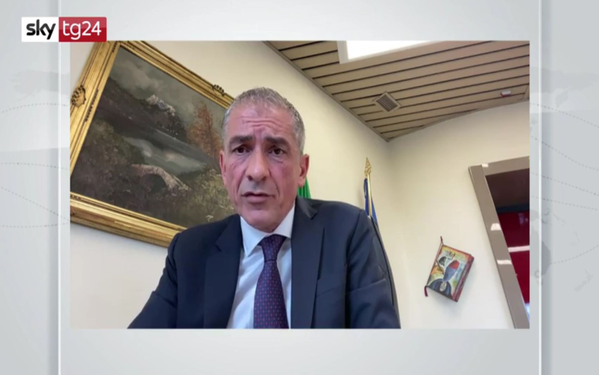 Costa a Sky TG24: "Si può valutare coprifuoco oltre le 22 ...