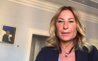 Valeria Marino, direttore medico di Pfizer, durante l'intervento a Sky TG24