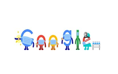 Google: il doodle di oggi dedicato a Covid, vaccini e mascherine