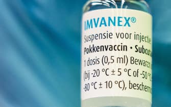 A dose of Imvanex vaccine used to protect against Monkeypox virus is pictured at the GGD Haaglanden in The Hague on August 1, 2022. - Vaccination of specific risk groups against the virus has started in a number of regions in the Netherlands. Everyone who is eligible for a vaccination will receive a personal invitation from the GGD. - Netherlands OUT (Photo by Lex van LIESHOUT / ANP / AFP) / Netherlands OUT (Photo by LEX VAN LIESHOUT/ANP/AFP via Getty Images)