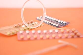 Vaginal Ring, Intra Uterine Device, Contraceptive Implant And Pills. (Photo By BSIP/UIG Via Getty Images)