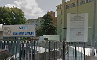 L'entrata dell'ospedale Gaslini di Genova