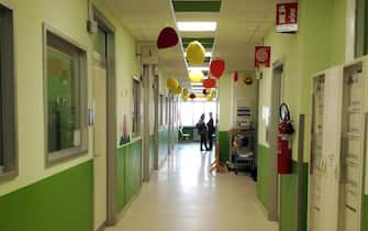 È stato inaugurato questa mattina il rinnovato reparto di Pediatria all'ospedale Santa Croce e Carle di Cuneo, 20 ottobre 2017.      ANSA / Samuele Mattio 